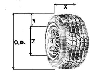 land rover tire size